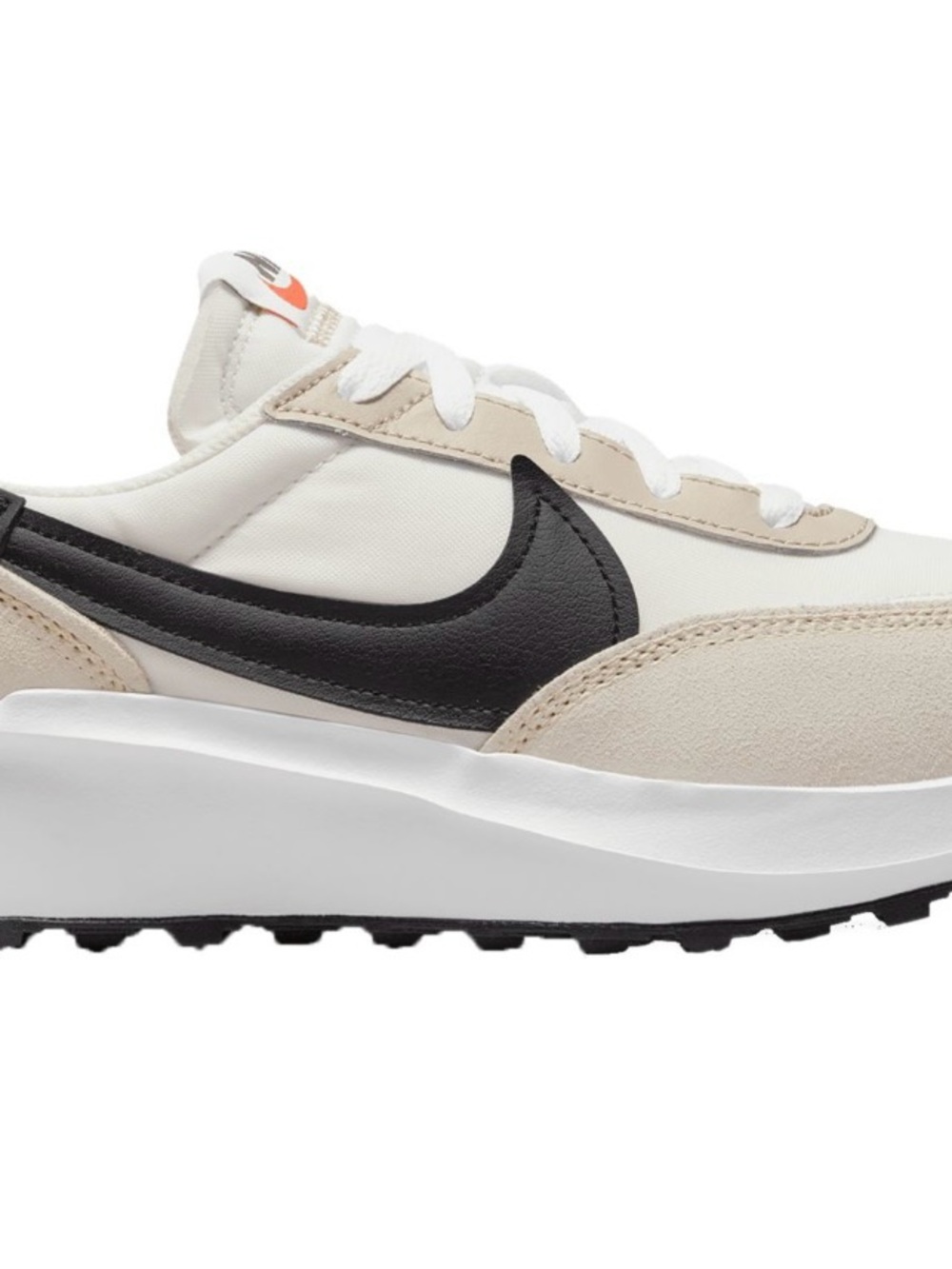 Nike Women's Waffle Debut Cream & Black Sneakers size 8